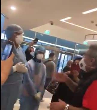 فيديو.. ركاب قادمون من إيران يرفضون الحجر الصحي بالكويت