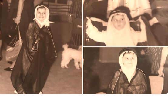 صور نادرة .. الوليد بن طلال في الصغر يرتدي البشت