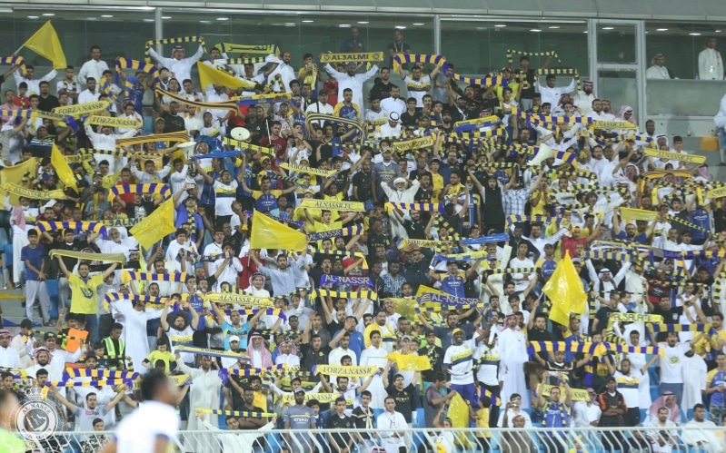 جماهير النصر قبل مباراة الاهلي