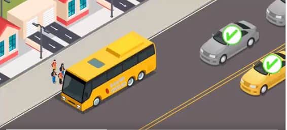 فيديو.. المرور يحذر من تجاوز الحافلات المدرسية