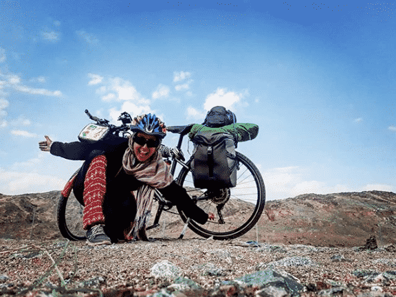 رحلة سارة هابا من تونس إلى مكة بدراجة هوائية