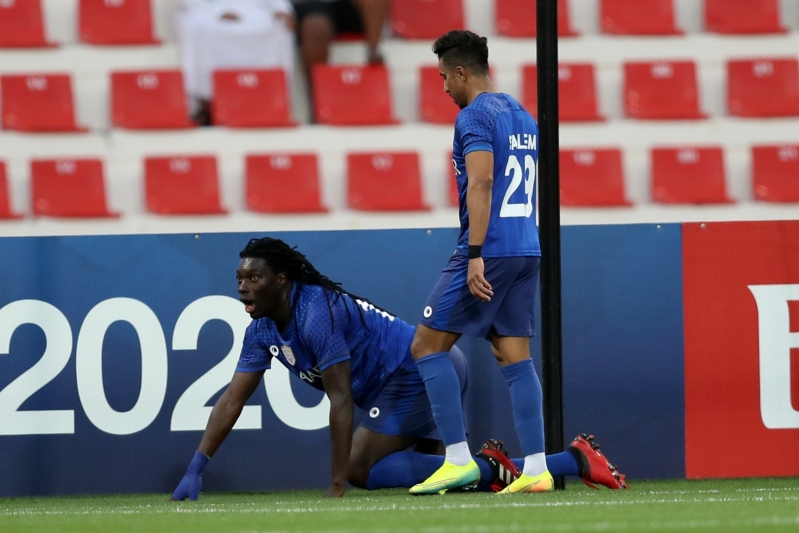 غوميز في مباراة الهلال والاهلي