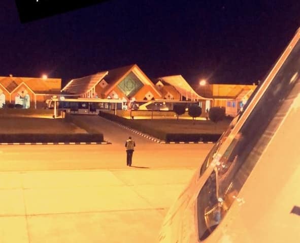 أمن الدولة تنفذ تجربة فرضية لاختطاف طائرة بمطار الدوادمي
