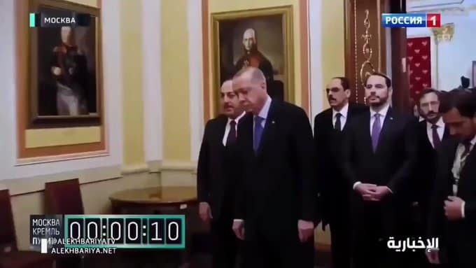 فيديو.. بوتين يُهين أردوغان إهانة لم يتوقعها
