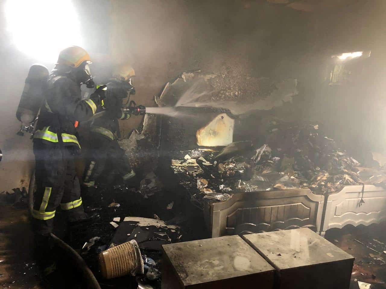 التماس يحرق منزلًا في نجران
