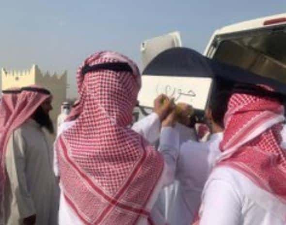 صور.. تشييع الأطفال الـ8 ضحايا حريق مدينة صباح الأحمد