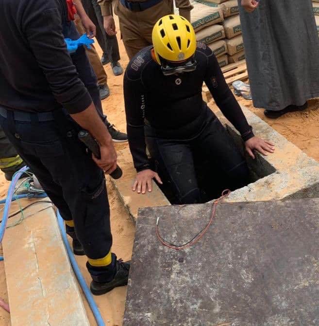 سقوط طفل في خزان عمارة تحت الإنشاء ببريدة