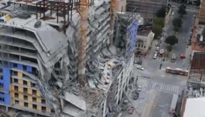 فيديو.. انهيار فندق يستخدم كحجر صحي لمصابي كورونا بالصين