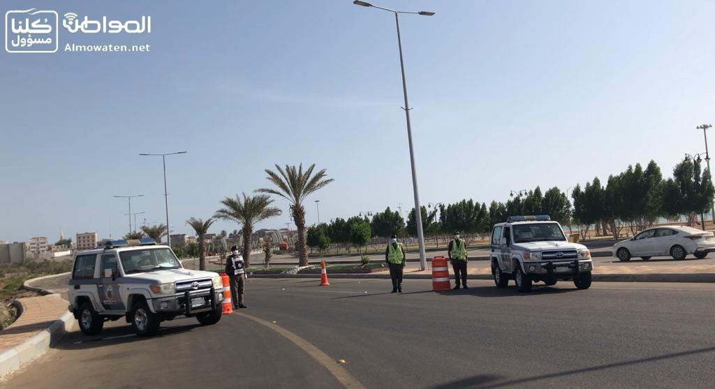 “المواطن” ترصد جهود رجال الأمن لتطبيق منع التجول بمحافظة البرك