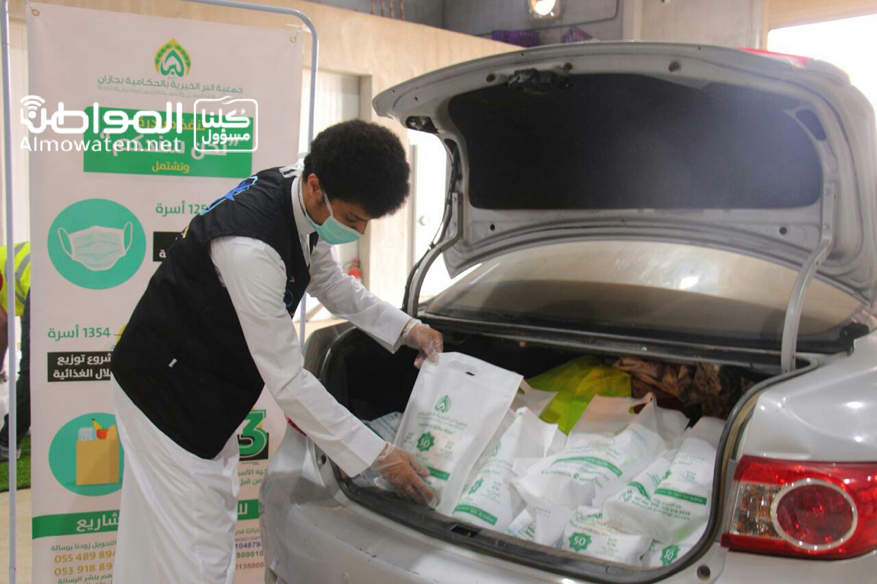 “المواطن” ترصد توزيع حقائب صحية وسلات غذائية بجمعية الحكامية بجازان