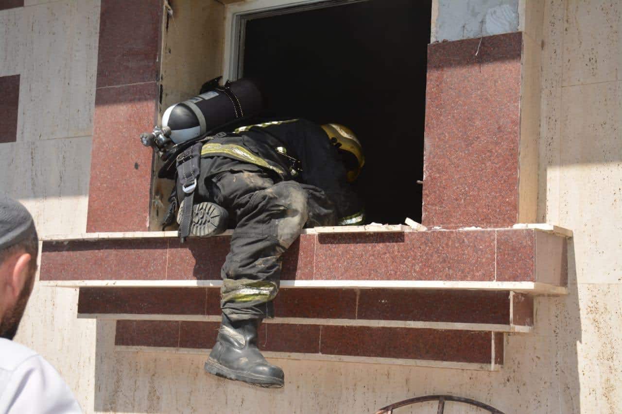 4 إصابات في حريق شقة بحي الربوة في جدة