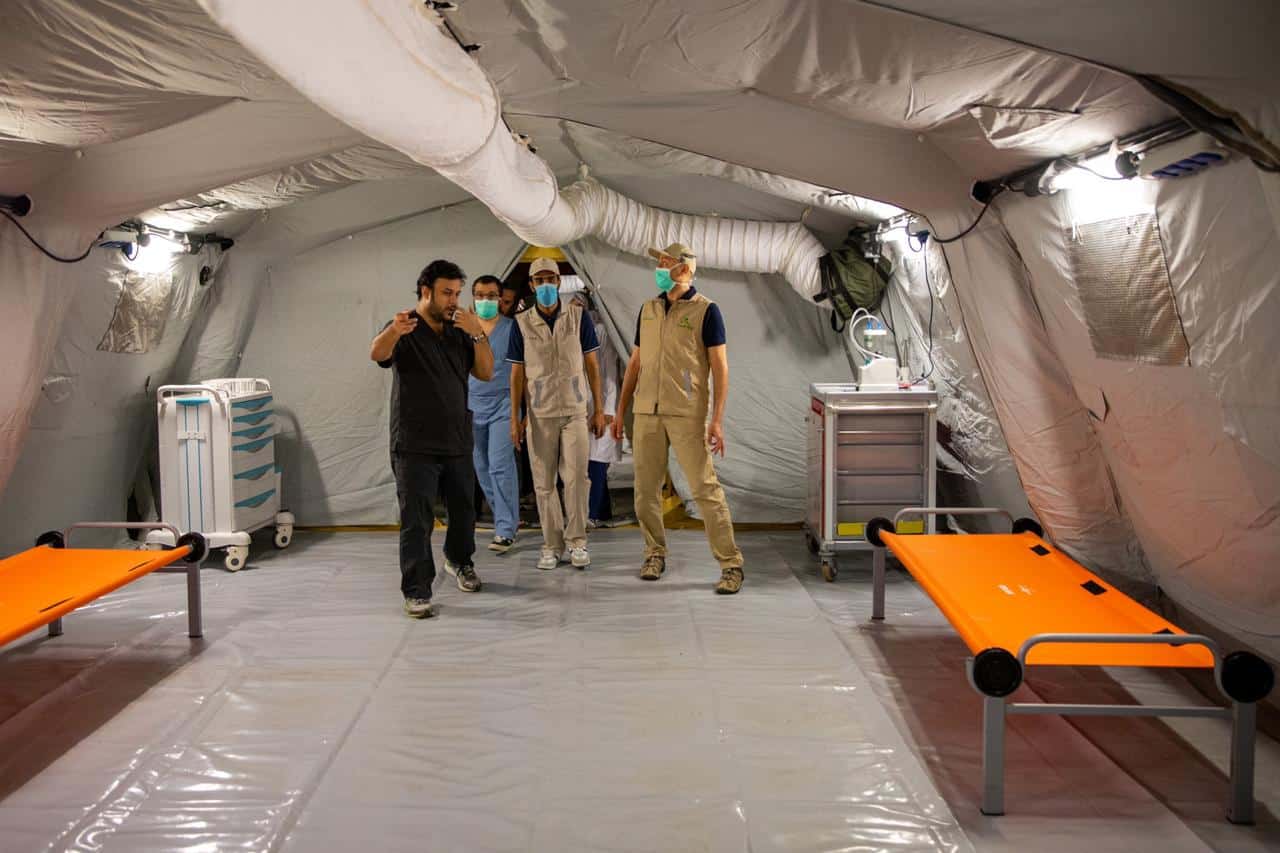 مستشفى ميداني جديد لاستقبال حالات كورونا في مكة المكرمة