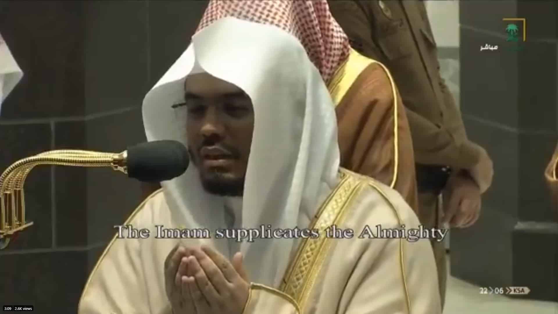 فيديو.. دعاء الشيخ ياسر الدوسري في ليلة 6 رمضان