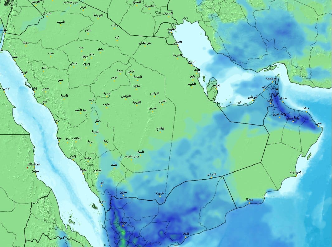 الحصيني يتوقع هطول أمطار على 5 مناطق - المواطن