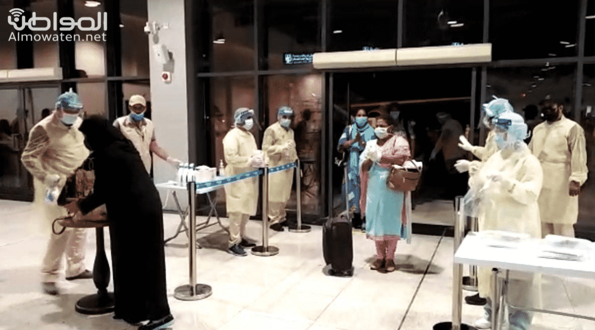 وصول 213 كادر ممرضات من الهند إلى مطار أبها