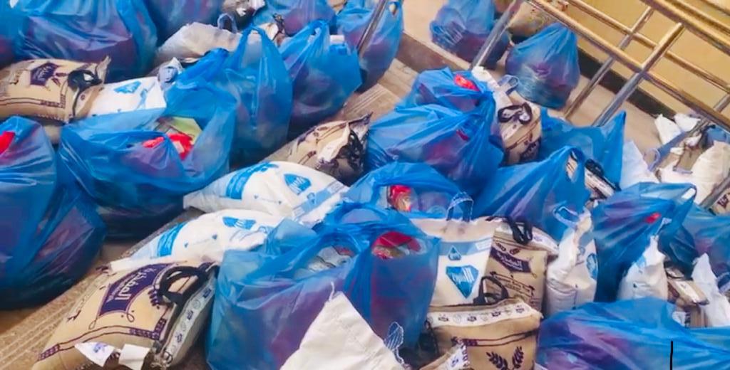 توزيع 50 سلة رمضانية على الأسر المتعففة في الرياض