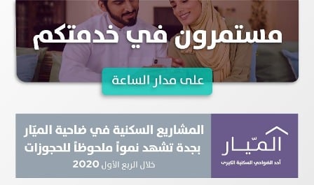 ارتفاع الحجوزات بضاحية “الميّار” بجدة لأكثر من 60% خلال الربع الأول