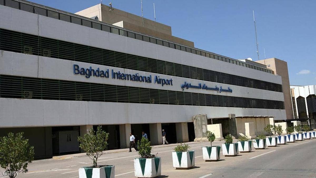 سقوط صاروخين قرب مطار بغداد استهدفا موقعًا لقوات أميركية