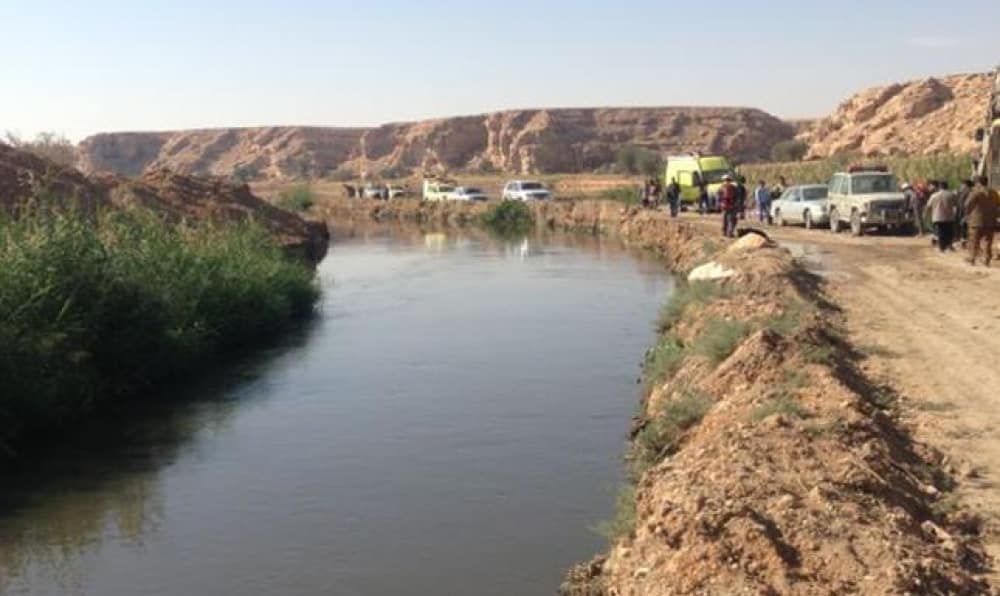 سقوط شخص في مجرى وادي الحاير بالرياض