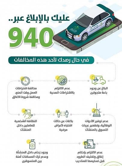 البلديات تدعو للإبلاغ عن 8 ممارسات تسبب عدوى كورونا