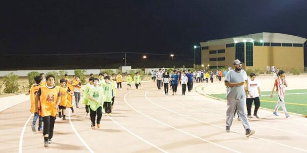 مضامير المشاة تجذب مرتاديها بـ حائل مع عودة النشاط الرياضي