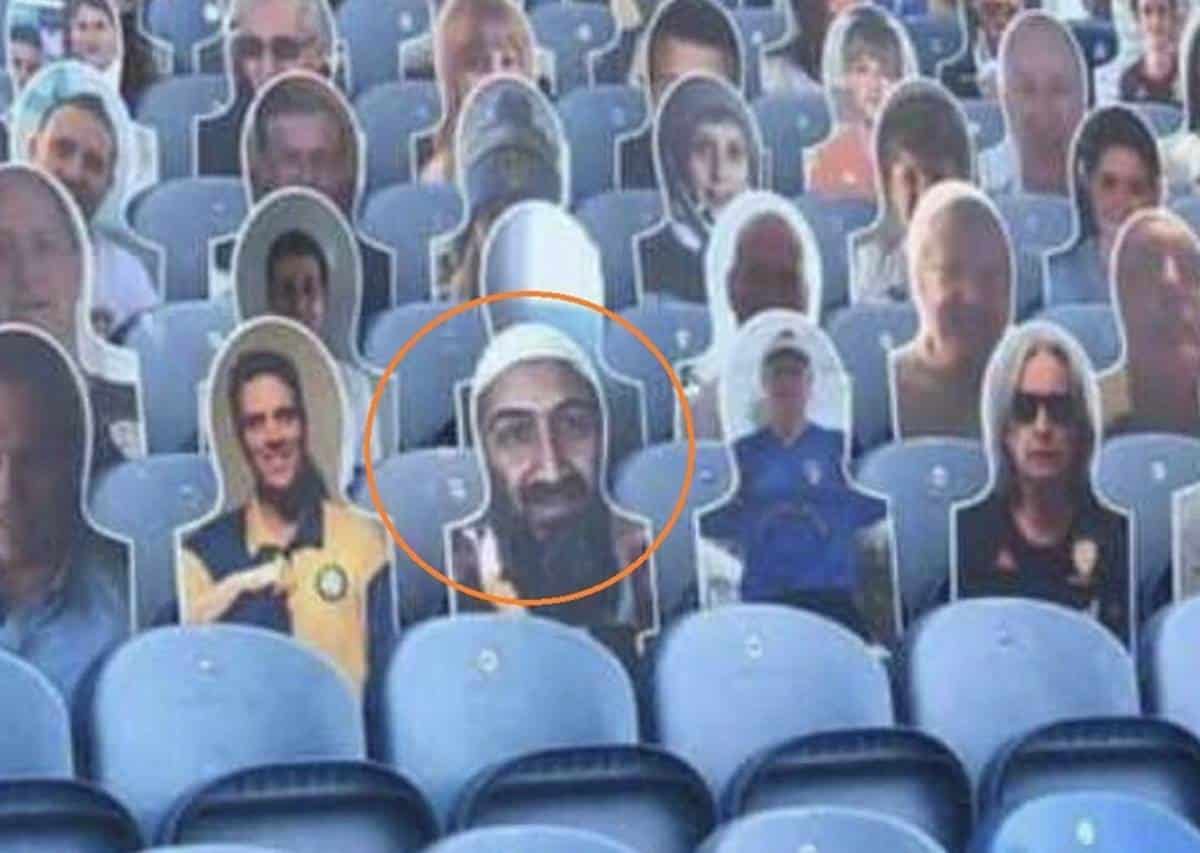 من وراء وضع صورة أسامة بن لادن في مدرجات ليدز يونايتد؟
