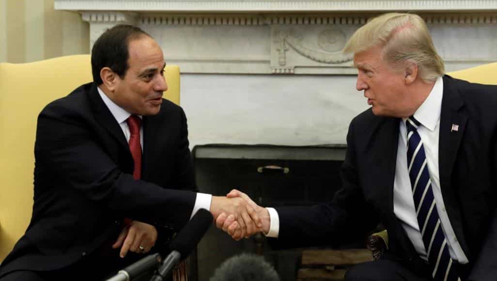 ترامب يرحب بالجهود المصرية لتسوية الأزمة الليبية