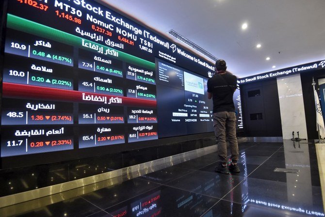 سوق الأسهم السعودية تكسب 218 نقطة