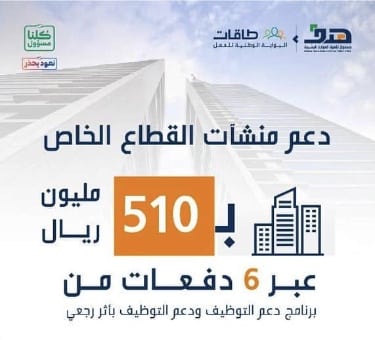 هدف يودع 510 ملايين ريال لدعم أجور 53.483 مواطنًا ومواطنة