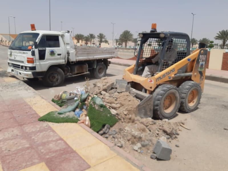 رفع 92 ألف طن من النفايات خلال أسبوع في عسير