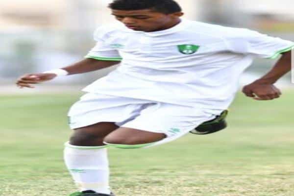 هيثم عسيري لاعب الأهلي الشاب