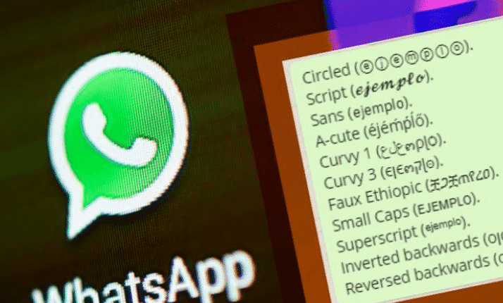 100 خيار مختلف لتغيير شكل حروف الدردشة عبر WhatsApp