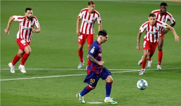 التعادل الإيجابي يحسم مباراة برشلونة ضد أتليتكو مدريد