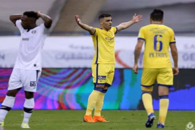 أندية الدوري عانت من أهداف حمدالله بعد مباراة النصر والعدالة