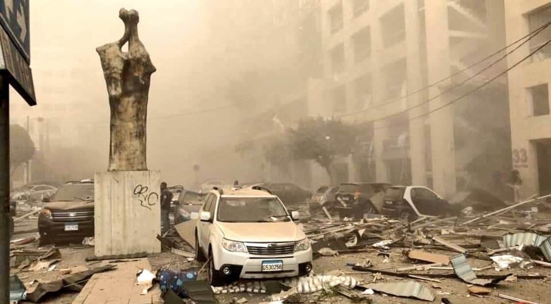 إعلان الطوارئ في بيروت لمدة أسبوعين بسبب الانفجار الكبير