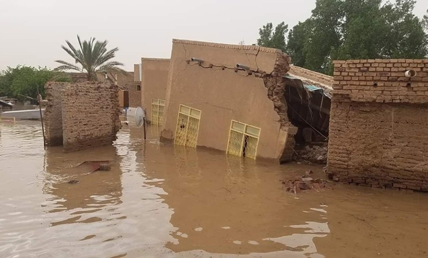 فيضانات السودان .. 10 وفيات وانهيار 3.380 منزلاً وآلاف المشردين