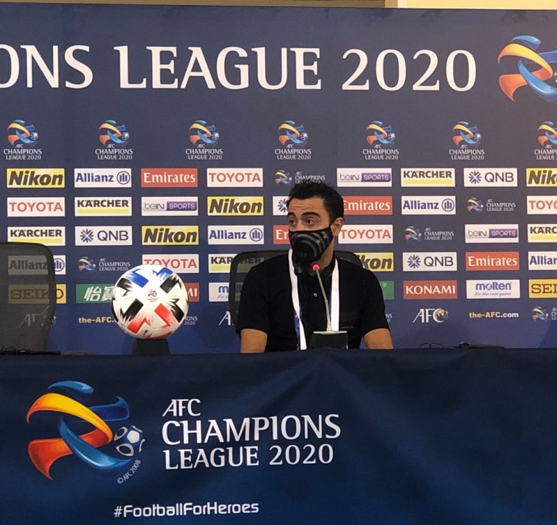 تشافي: النصر أحد أفضل فرق آسيا 2 مدرب السد تشافي