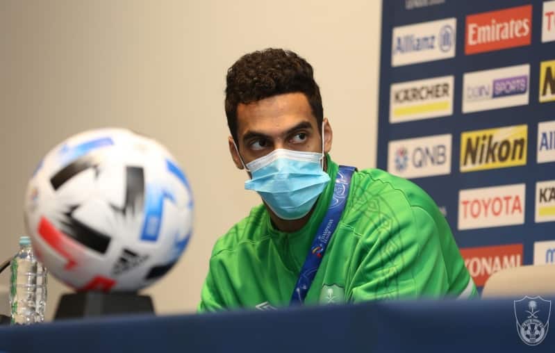 نجم الأهلي علي الأسمري: هدفنا نقاط مباراة الاستقلال 2 نجم النادي الأهلي علي الأسمري