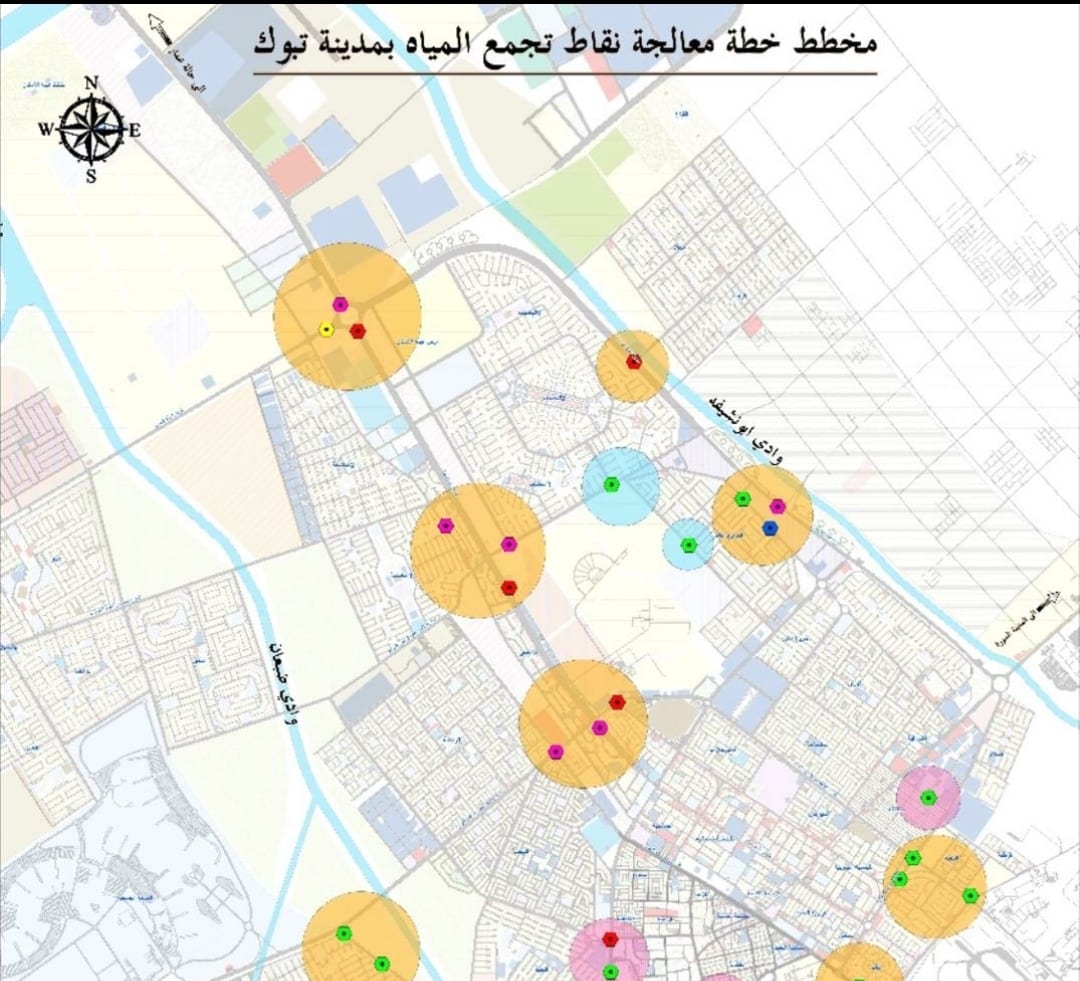 قبل موسم الأمطار .. أمانة تبوك جاهزة بالمعدات ومعالجة النقاط الحرجة