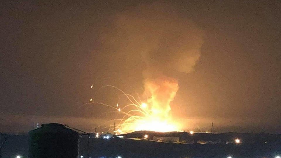 فيديو وصور.. انفجار الأردن وقع في معسكر تابع للجيش بالزرقاء