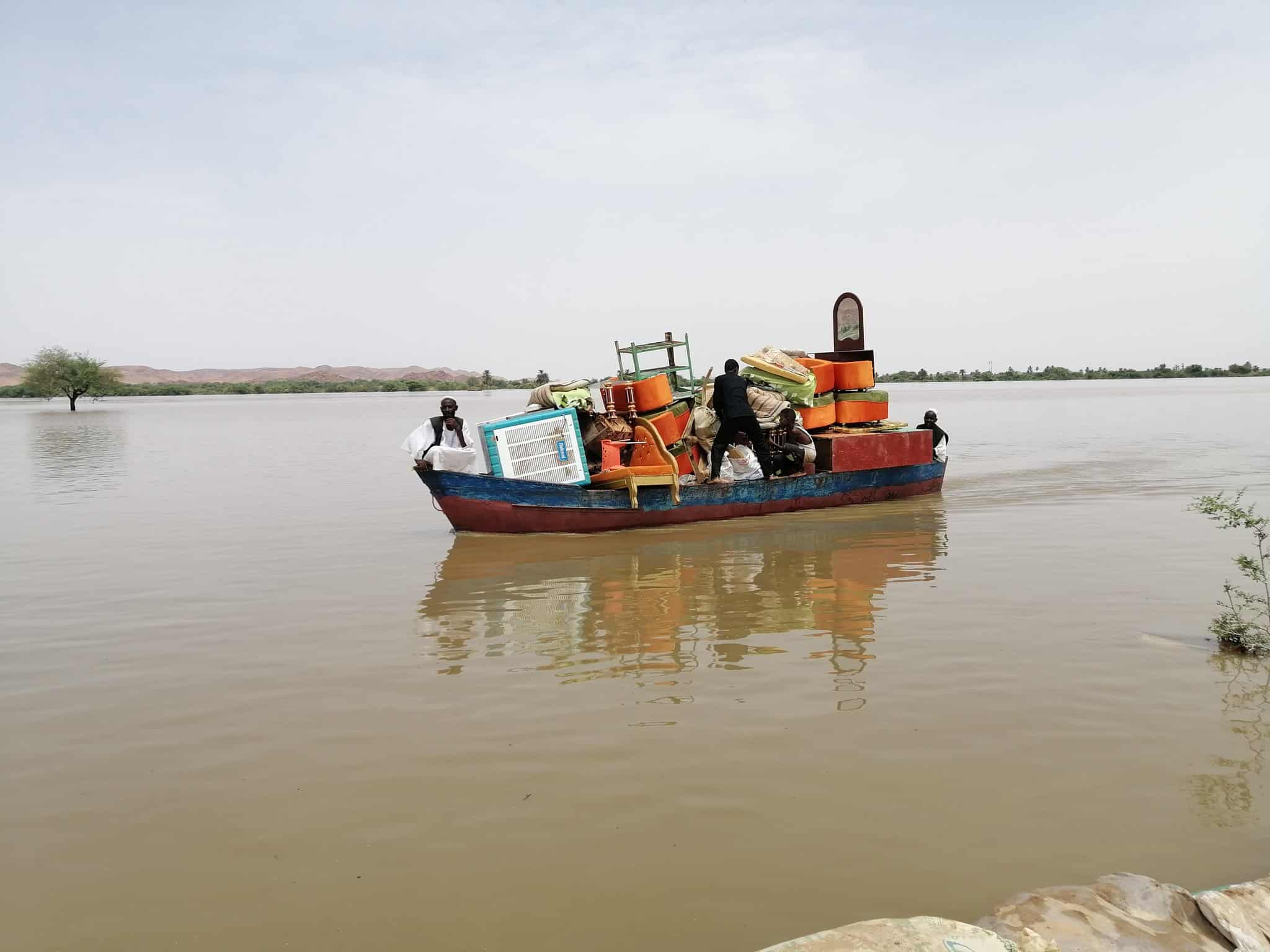 الدفاع المدني في السودان ينفي خروج النيل عن السيطرة