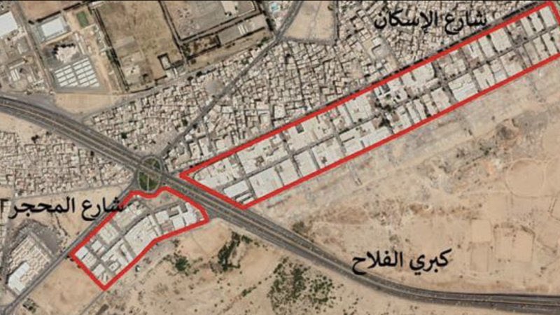 وقف العين العزيزية يطالب بإخلاء ورش ومحال بوزيرية جدة