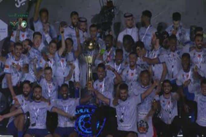 تتويج الهلال بدوري محمد بن سلمان