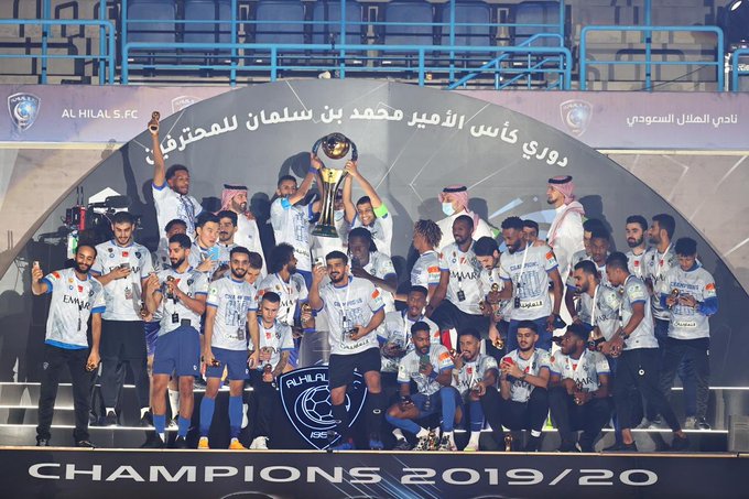 تتويج الهلال بدوري محمد بن سلمان