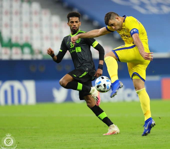 مهارة حمدالله تهدي النصر بطاقة التأهل لدور الـ8 ضد التعاون