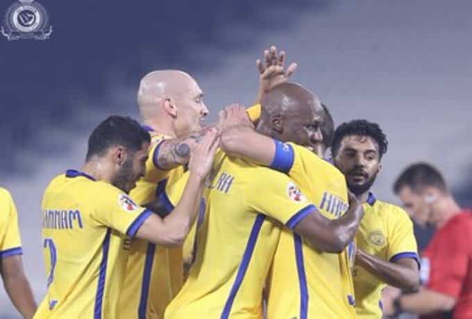 فيديو .. النصر يُنهي الشوط الأول بثنائية في شباك سباهان