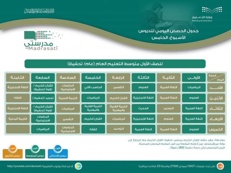 قناة عين التعليمية مباشر