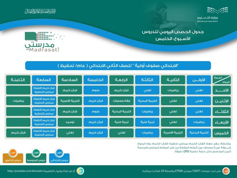 قناة عين التعليمية مباشر