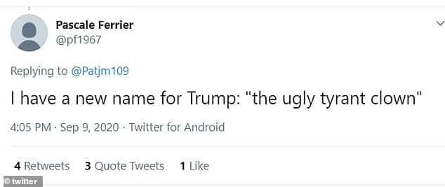 السيدة المتهمة بتسميم ترامب أعلنت نيتها عبر تويتر قبل الحادث بأيام