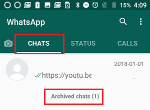 تحديث جديد من WhatsApp يخص الدردشات المؤرشفة